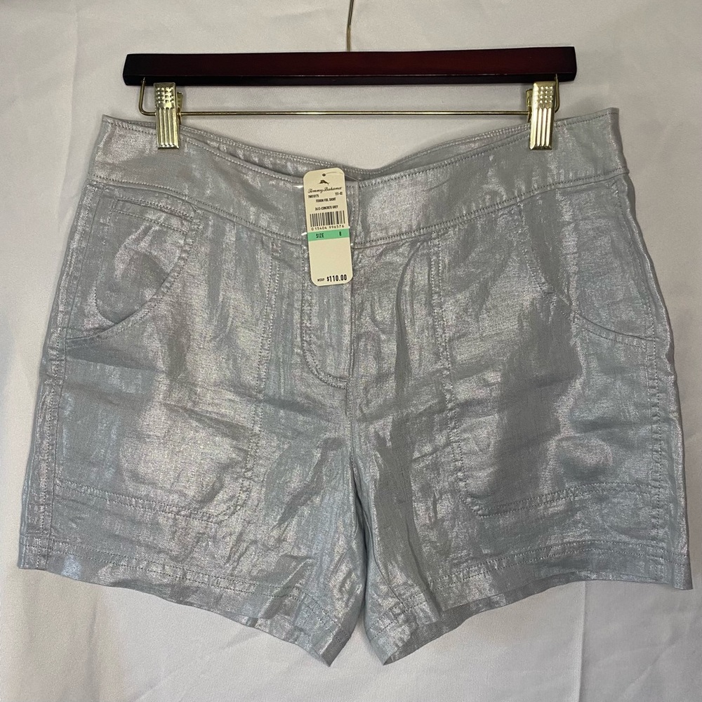 Tommy Bahama foil linen short